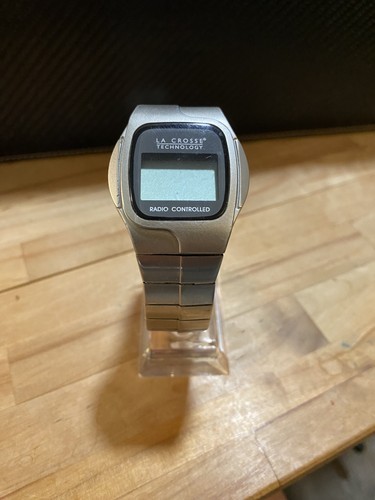 La Crosse Technology Digital Watch Radio Controlled Needs Battery/Untested