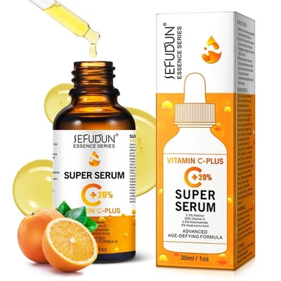 P-BEAUTY Face Serum Vitamin C Plus Serum Anti-Wrinkle Anti-Aging Hyaluronic Acid Retinol