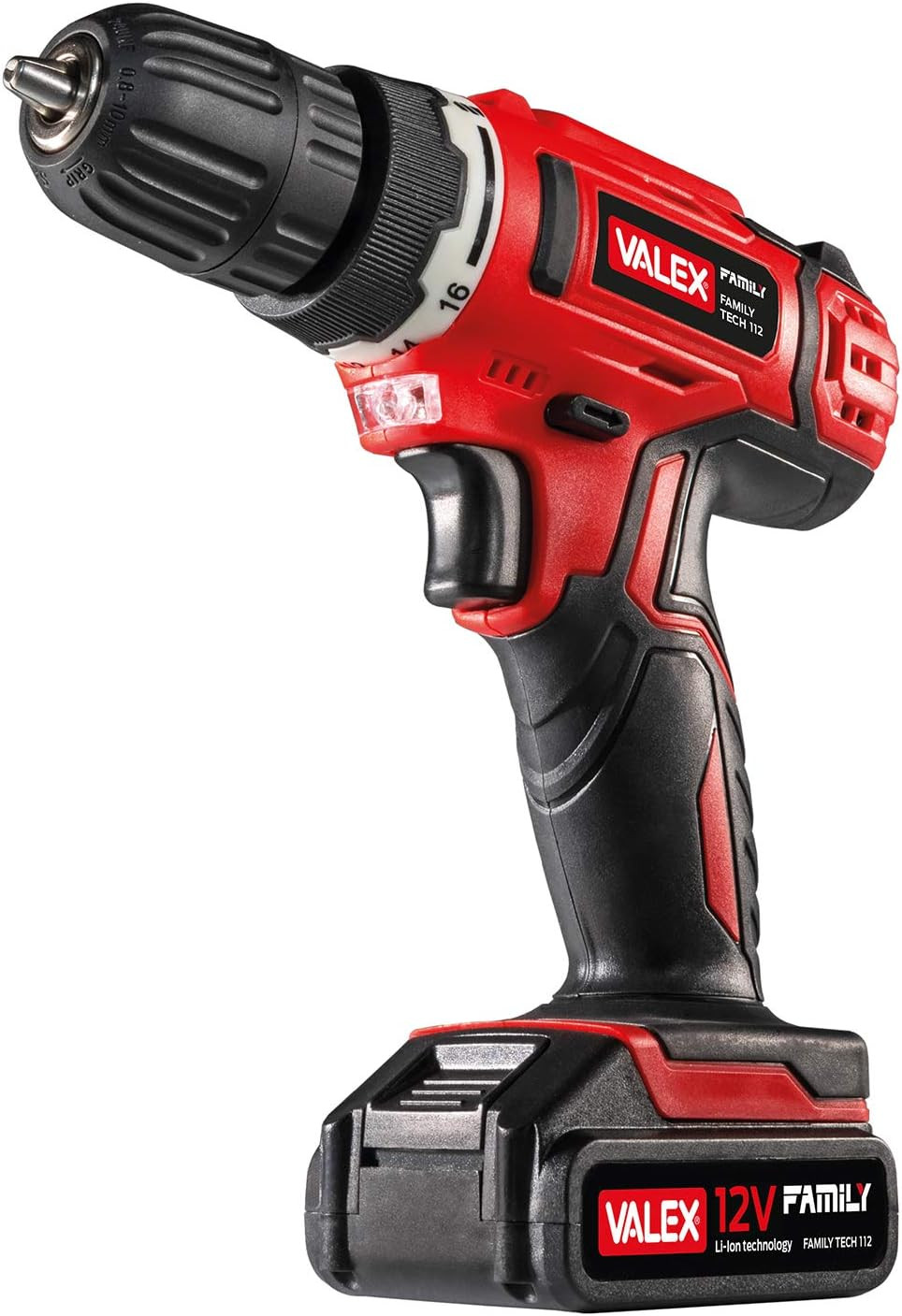 Trapano Avvitatore Valex Family-Tech 112 12V Litio 1429400 Robusto