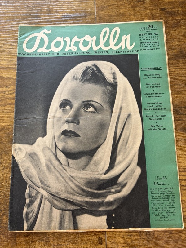 WWII German Magazine- Japans Fight For Freedom. Fashion, Theater, World News
