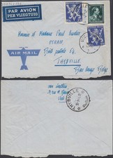 Belgian Congo 1945 -Airmail Cover from Brussels to Belgian Congo...(EB) MV-19108