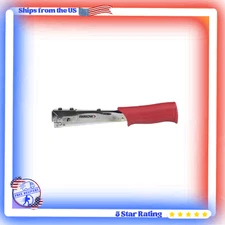 Heavy Duty Hammer Tacker, Chrome Steel, Manual Stapler Roofing Carpet Insulation