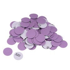 100Pcs 1-Inch Purple Sanding Discs 320 Grit Hook & Loop Sandpaper Mini Size 0.17 per gallon
