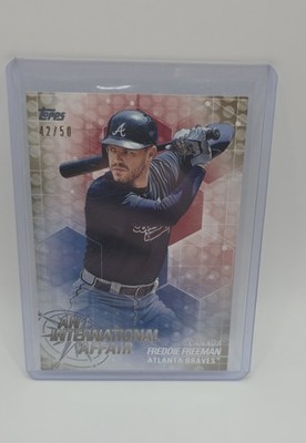 2018 Topps Update Series - An International Affair Freddie Freeman #IA-3 Gold...