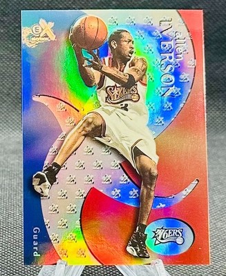 1999-00 Skybox E-X Base Card Allen Iverson Philadelphia 76ers #45