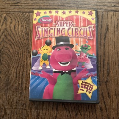 Barney Super Singing Circus DVD Never Before Seen On TV Rare OOP