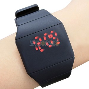 Unisex-Touch-Digital-Red-Led-Silicone-Sports-Wrist-Watch-Wristwatch-B91U