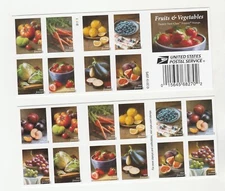Scott # 5484 - 5493  US Fruit and Vegetable  20 Stamps   M/NH  O/G