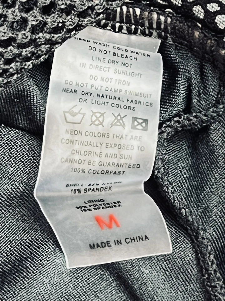 Women's 2 Piece Swimsuit  Size M Tankini Bikini  Leopard - Image 4 of 4