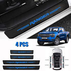 <!--F#f_0-->4pcs For Ford Ranger Door Sill Plate Scuff Anti Scratch Sticker Protector Blue<!--F/-->
