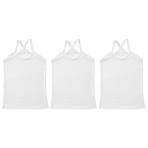 Kids Girls Vest Gymnastics 3Pcs/Set Weekend Y-Back Camisole Running Tops Beach - Picture 86 of 102