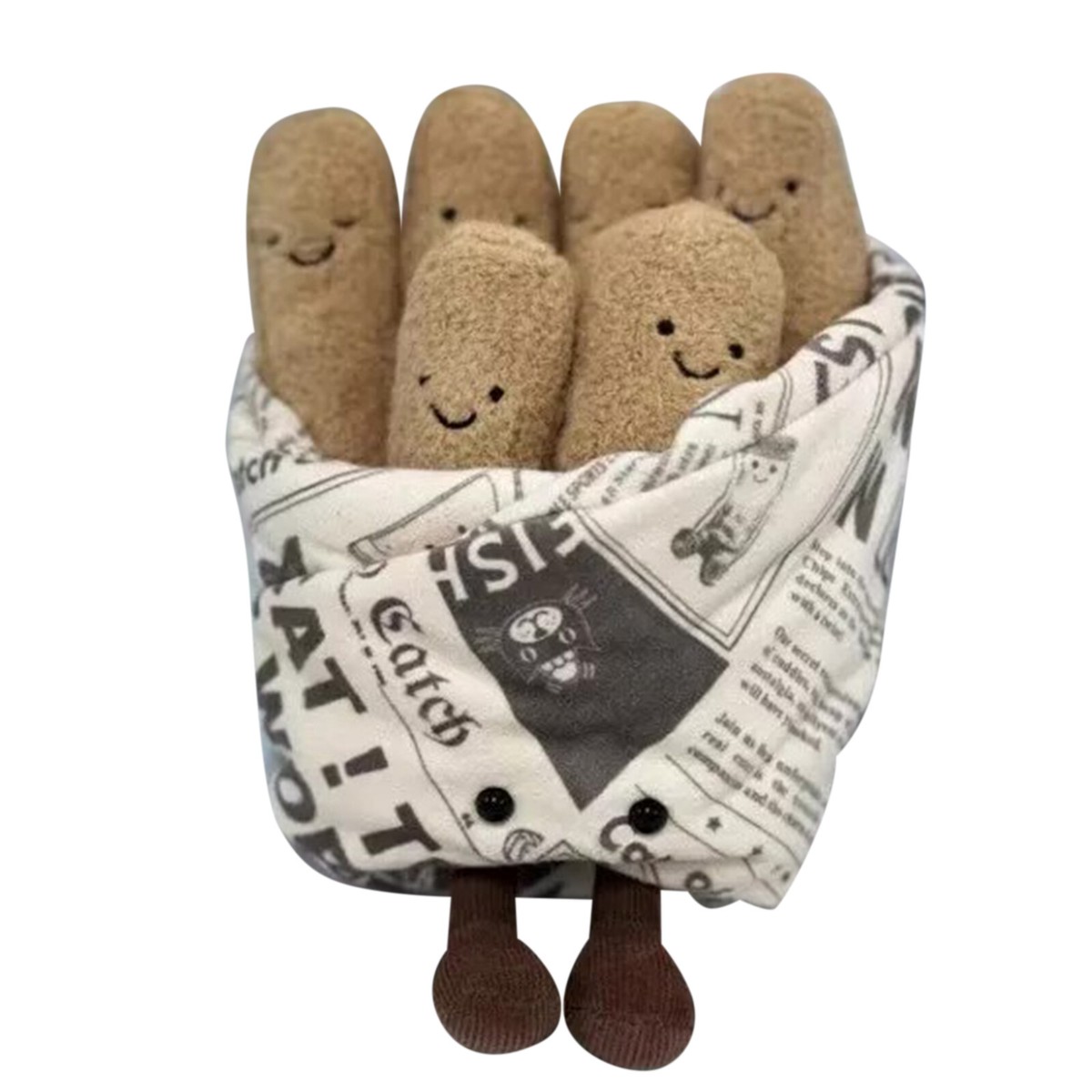  COSY CHIPS フレンチフライ　ポテトチップスぬいぐるみ Jellycat Cosy Chips フィッシュ＆チップス ロンドン限定 公式