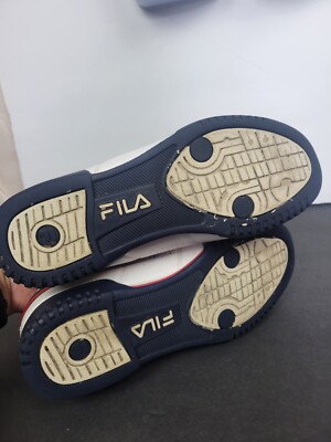 新品　フィラ　L size FILA Women SNEAKERS Reunion Size US 10 White Navy Red