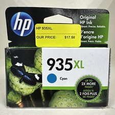 NEW Genuine HP 935XL Cyan High-Yield Ink Cartridge (C2P24AN) OEM Exp 06/23