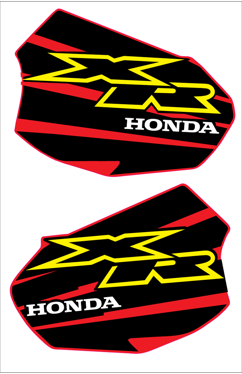2000 Honda XR70 XR80 XR100 Gas Tank Decals Set Stickers Graphics