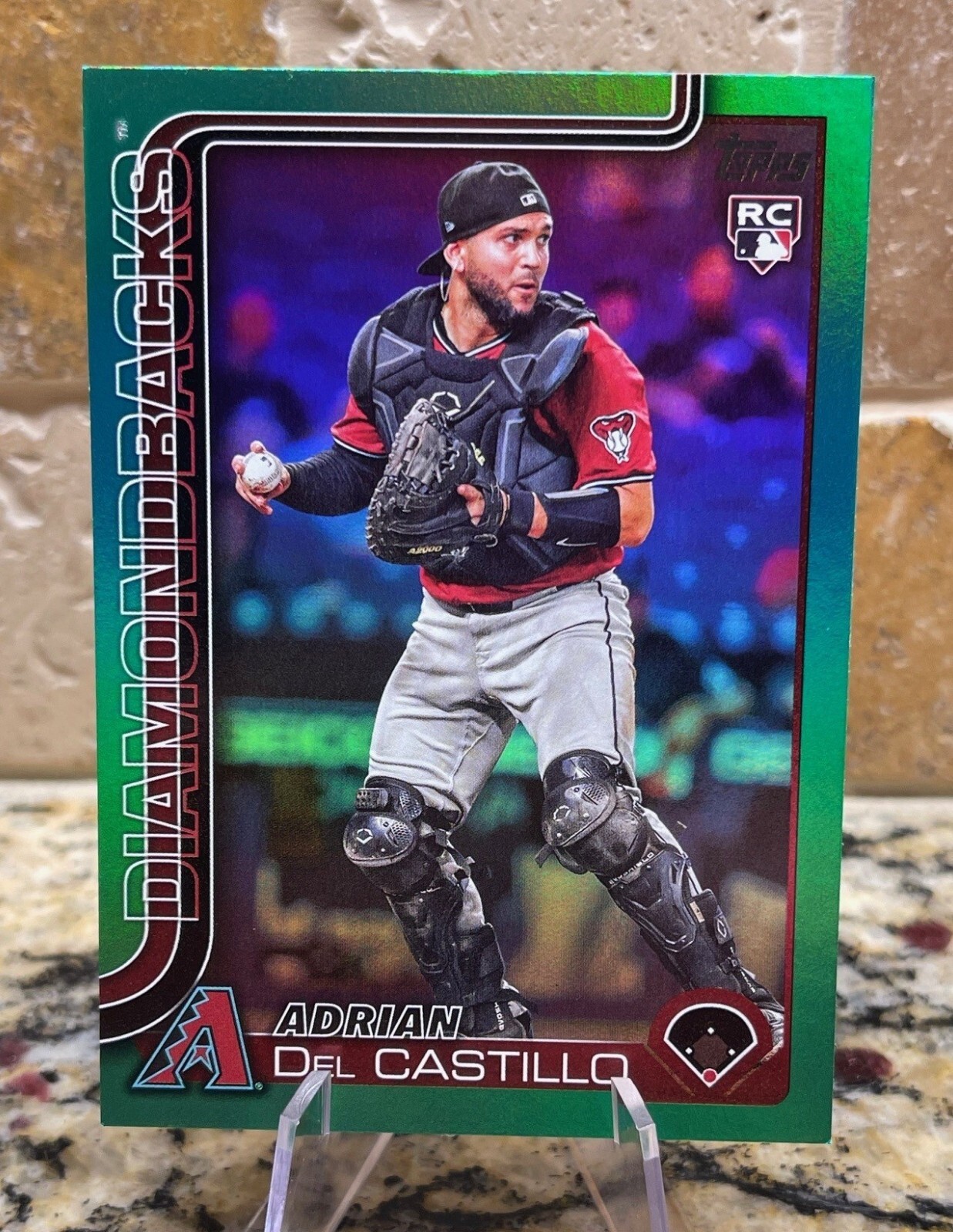 2025 Topps Series 1 - Adrian Del Castillo - Green Foil/99 (RC) #226