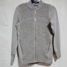 Lululemon Stand Out Wool Blend Sherpa Full Zip Jacket In Light Gray Size 4