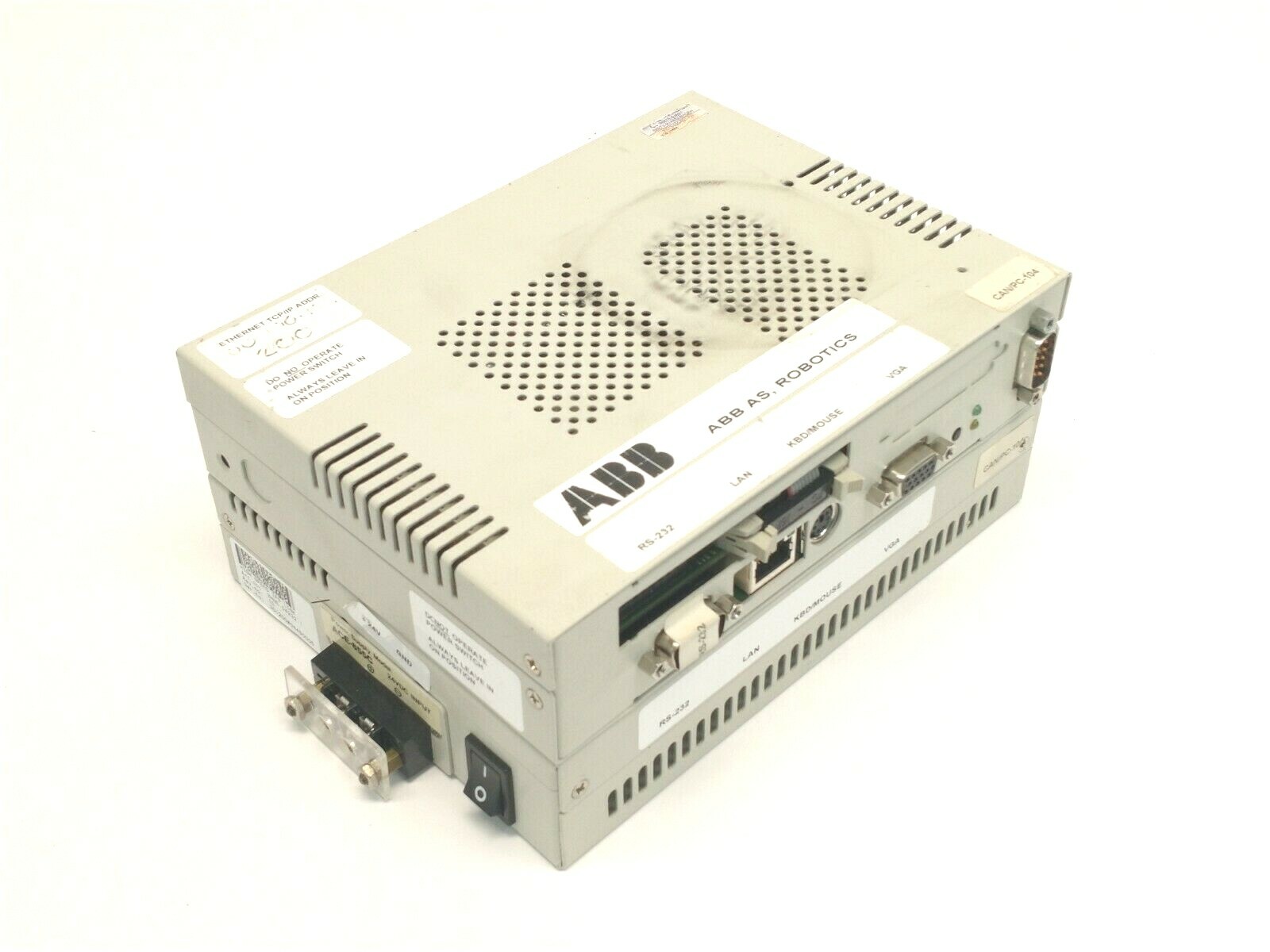 ABB 3HNE 04232-1 Rev. 10 High Speed IPS Link CPU w/ ACE-855C Power Supply 24VDC