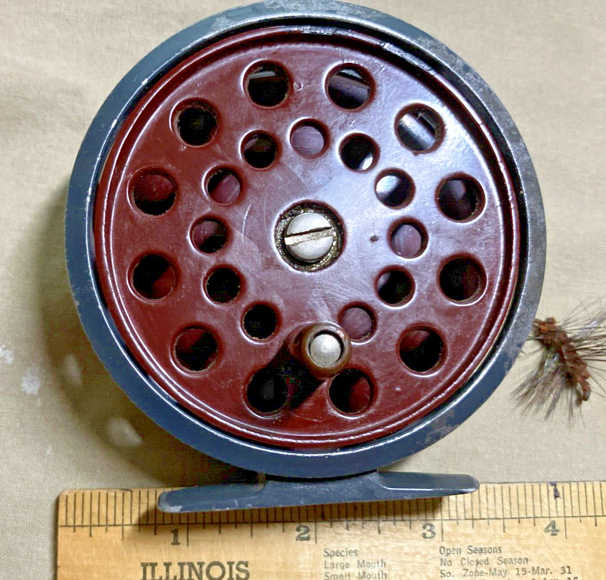 Fly Reel Vintage Shakespeare Noris No. 2110 Fly Reel - Made