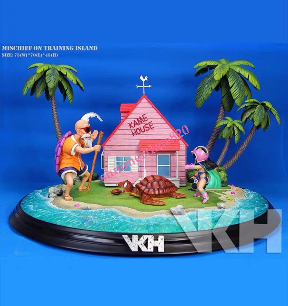 VKH MRC Kame House Statue Dragon Ball Master Roshi Chichi GOKU In