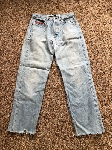 Diesel Mens Jeans New World Light Wash Raw Hem Made in USA Sz 32 Measures 31x30 - Picture 2 of 11