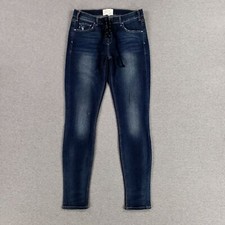 McGuire Size 26 Women's Jeans Skinny Soft Stretch Drawstring Closure Modern Cute