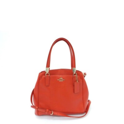 COACH F34663 LEATHER MINETTA CROSSBODY LIGHT GOLD/CARDINAL New