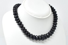 510 Cts Earth Mined Single Strand Blue Iolite Faceted Beads Necklace JK 07E308