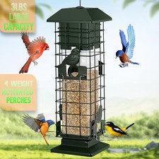 Wild Bird Feeder Hanging for Garden Yard Bird Feeder for Outside Squirrel Proof