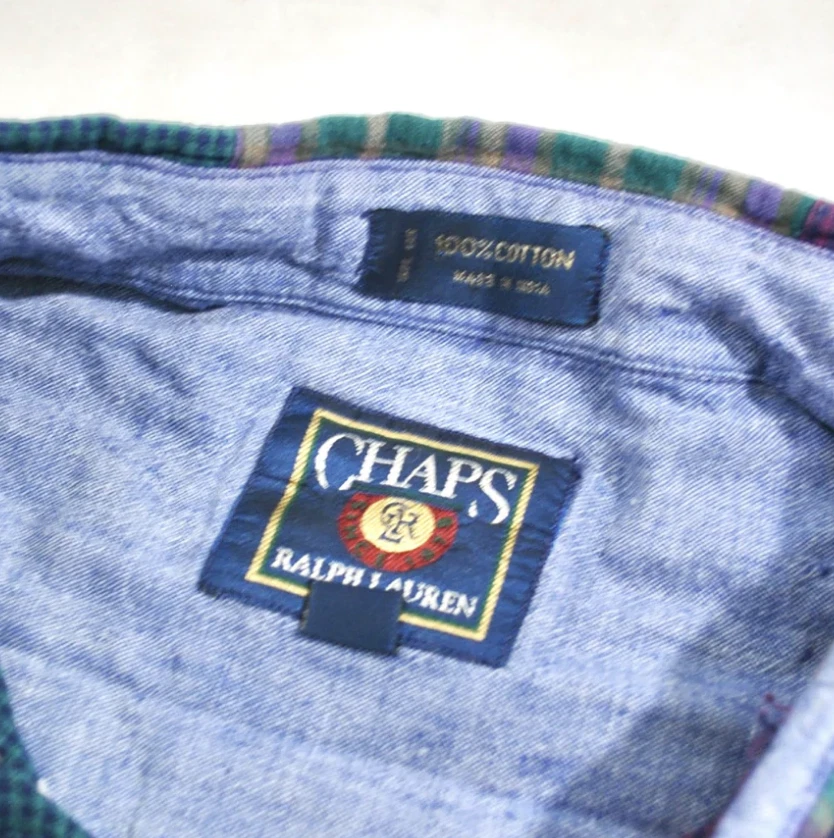 Vintage Ralph Lauren Chaps Button Shirt Size Large - Image 3 of 3