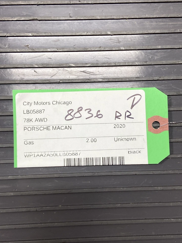 Cojinete de buje de nudillo trasero derecho Porsche Macan 2016-2022 OEM 78 k Foto 2 de 4