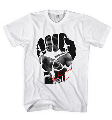 Herren T-Shirt Muhammad Ali Slim Fit Boxen Sport Trikot Cassius Clay Neu S-XXL
