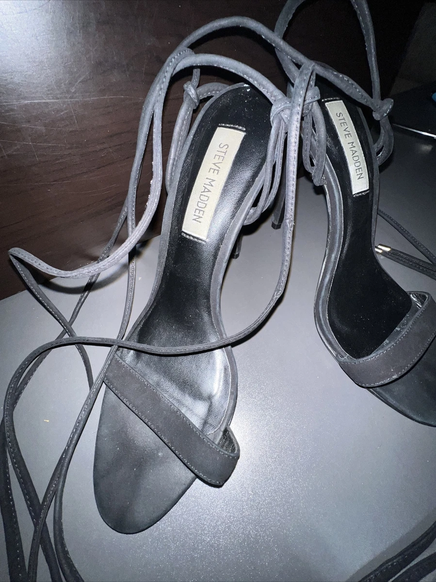Steve madden suede lace up sandals clearance
