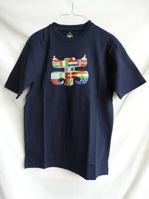 iPath Footwear Worldwide T-Shirt NEU Skateboard kurzarm navy S NOS