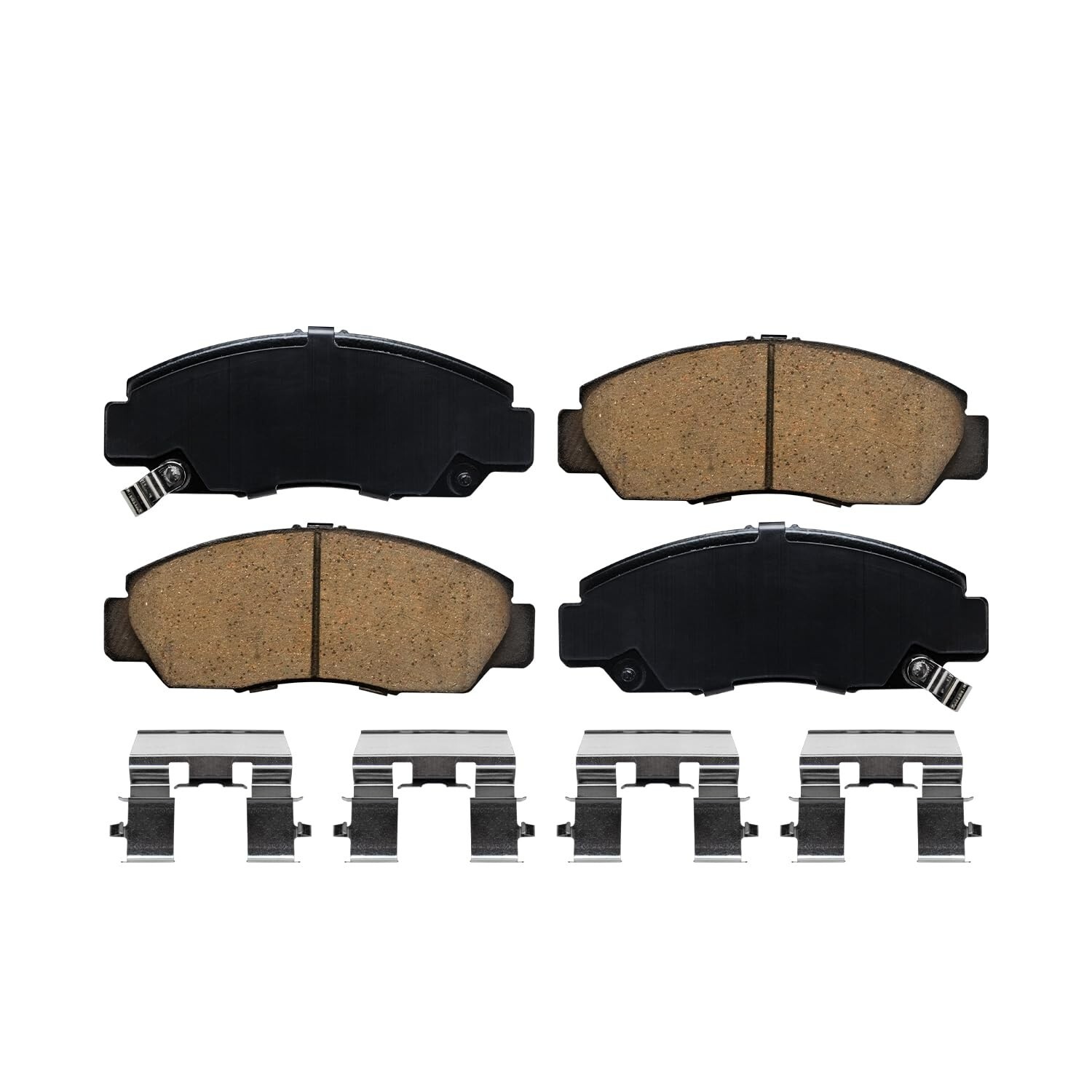 Front Ceramic Brake Pads w/ Hardware and Rear Shoes for 2006 Honda Civic Accord