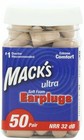 Macks Soft Foam Earplugs, 50 Pairs