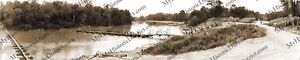 Fort-Benning-Georgia-Pontoon-Bridge-Demo-1941-Panoramic-Photo-Reprint-8-034-x-40-034