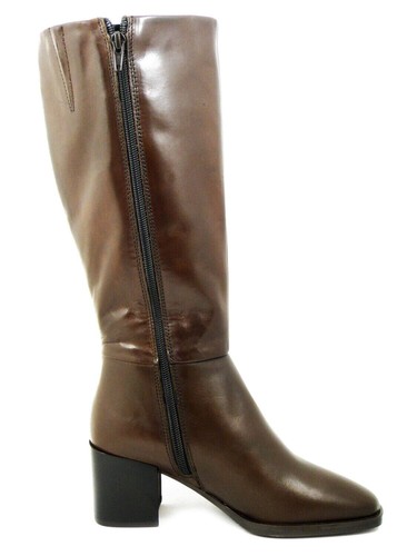 Botas De Mujer De Cuero Marrón Cabeza De Moro Tacón Medio 7 CM TAMARIS - Imagen 3 de 6