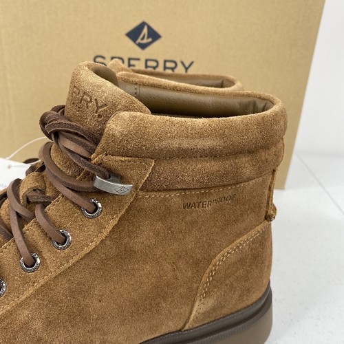 Sperry Watertown Ltt Outdoor Stiefel Herren Hellbraun Leder Wildleder Wasserabweisend - Bild 8 von 11