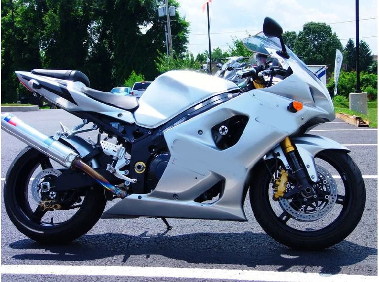 Kit de carenado sin pintar para SUZUKI GSXR 600/750 2004 2005 juego de carrocería moldeada ABS Foto 3 de 4