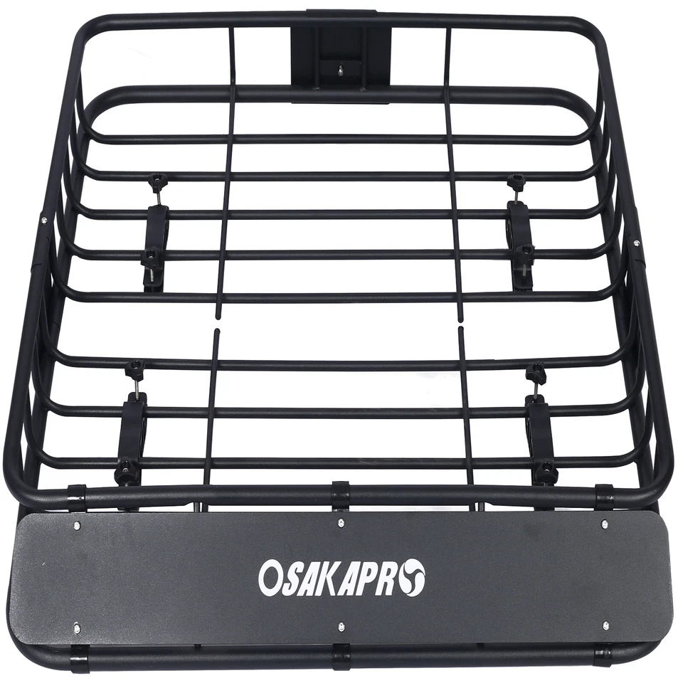 42 x 36 x 5" Rooftop Cargo Carrier Basket Rack Luggage Holder w/Strap For Chevy - Image 2 of 4