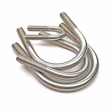 1pc U-bolts Stainless Steel A2 Screws Support Pipe Tube Conduit M6 x 76mm Metric