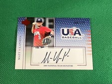 2005-06 USA Baseball National Team Signature Black #ML Matt LaPorta 205/475 USA