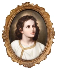 KPM plaque after Heinrich Hoffmann "Young Jesus"