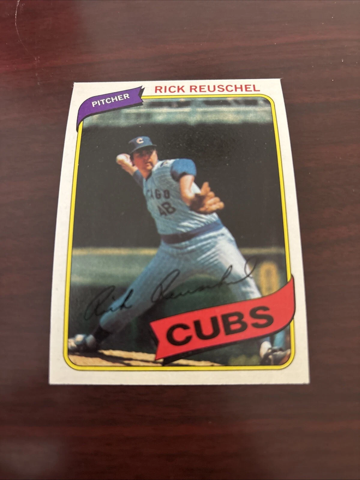 1980 Topps #175 Rick Reuschel Chicago Cubs NM MINT SHARP