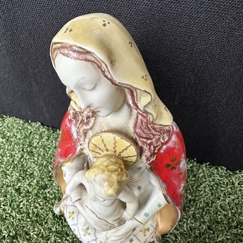 MCM PATTARINO Italy Italian Christian Catholic MADONNA CHILD Statue #606 EPF - Picture 3 of 12