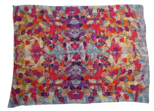 Nueva bufanda grande con estampado floral para mujer/dama primavera/verano - Imagen 2 de 2