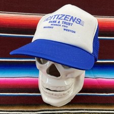 Vtg Citizens Bank  Trust Member FDIC Wausau Weston WI Snapback Adult Hat Cap