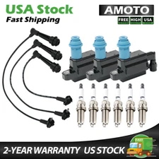 3X Ignition Coil & Spark Plug &Wire Set for Toyota Supra Lexus GS300 IS300 UF228
