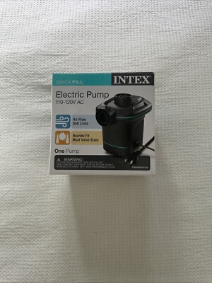 Intex Electric Air Pump 110-120v AC Quick Fill